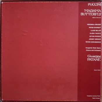 3LP/Zestaw pudełkowy Giacomo Puccini: Madama Butterfly