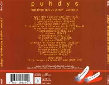 CD Puhdys: Das Beste Aus 25 Jahren • Volume 2