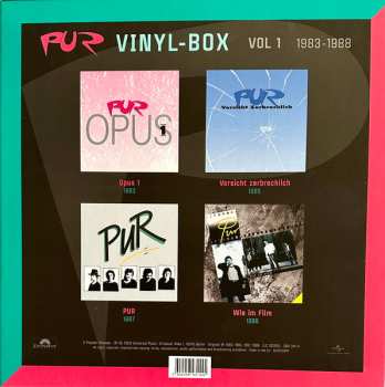 4LP/Zestaw pudełkowy Pur: Pur Vinyl-Box Volume 1 (1983 - 1988) LTD | CLR