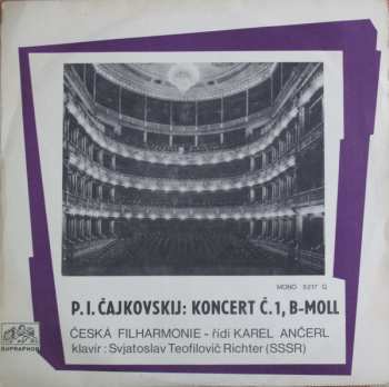 LP The Czech Philharmonic Orchestra: Koncert Č. 1, B-Moll