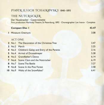 2CD Pyotr Ilyich Tchaikovsky: The Nutcracker = Der Nussknacker = Casse-Noisette