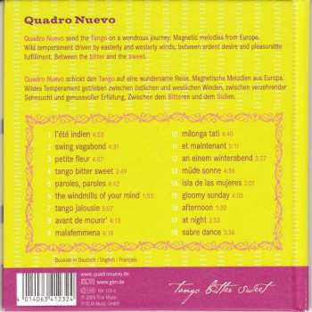 CD Quadro Nuevo: Tango Bitter Sweet