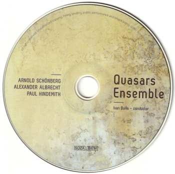 CD Ivan Buffa: Arnold Schönberg, Alexander Albrecht, Paul Hindemith