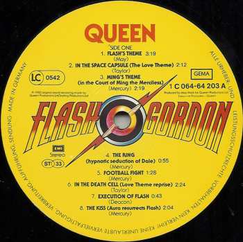 LP Queen: Flash Gordon (Original Soundtrack Music)