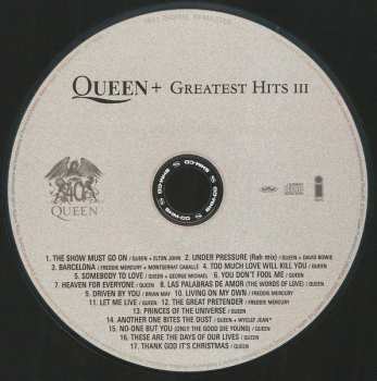 3CD/Zestaw pudełkowy Queen: Greatest Hits I II & III (The Platinum Collection) LTD