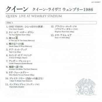 2CD Queen: Live At Wembley Stadium LTD