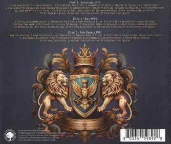 3CD/Zestaw pudełkowy Queen: Radio Waves (Broadcast Recordings)