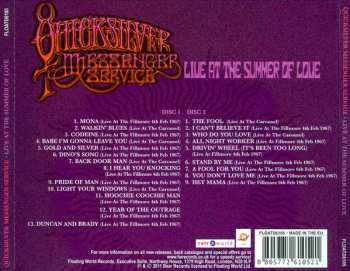 2CD Quicksilver Messenger Service: Live At The Summer Of Love