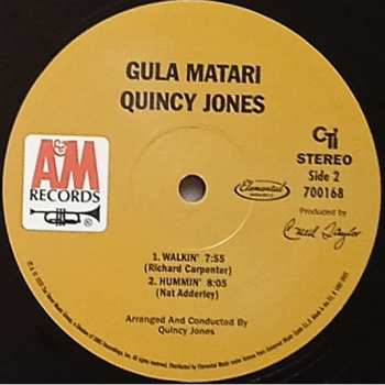 LP Quincy Jones: Gula Matari LTD