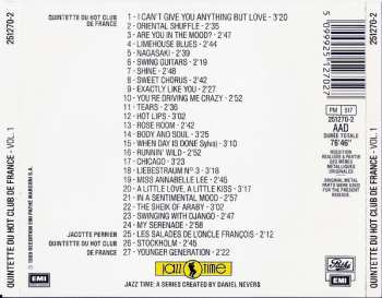 CD Quintette Du Hot Club De France: Spécial Quintette à Cordes Du Hot Club De France - Vol. 1 - 1936-1939