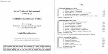 6CD/Zestaw pudełkowy Sergei Vasilyevich Rachmaninoff: Complete Solo Piano Works (Live)