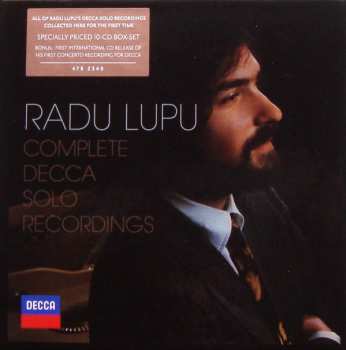 10CD/Zestaw pudełkowy Radu Lupu: Complete Decca Solo Recordings