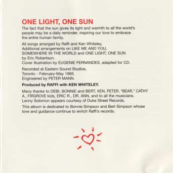 CD Ken Whiteley: One Light One Sun