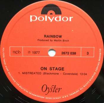 2LP Rainbow: On Stage
