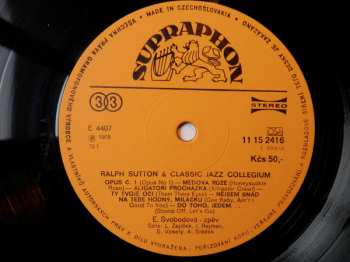 LP Classic Jazz Collegium: Ralph Sutton & Classic Jazz Collegium