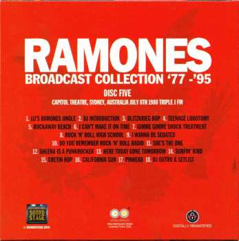 9CD/Zestaw pudełkowy Ramones: Broadcast Collection '77-'95