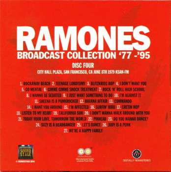 9CD/Zestaw pudełkowy Ramones: Broadcast Collection '77-'95