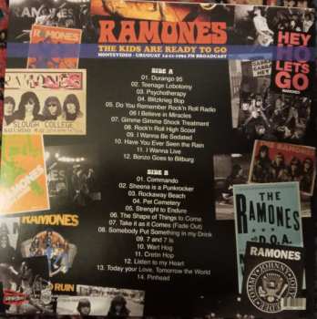 LP Ramones: The Kids Are Ready To Go (Montevideo - Uruguay 14-11-1994 FM Broadcast) CLR