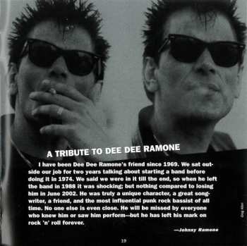 CD Ramones: Too Tough To Die