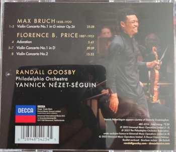 CD The Philadelphia Orchestra: Max Bruch - Florence Price: Violin Concertos