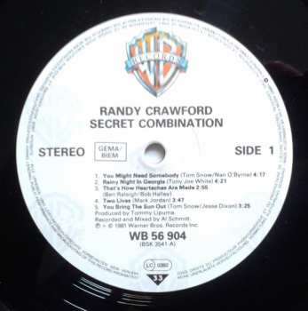 LP Randy Crawford: Secret Combination