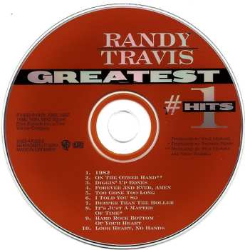 CD Randy Travis: Greatest #1 Hits