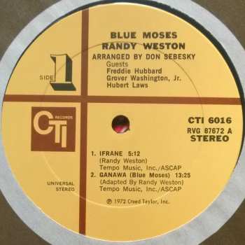 CD Randy Weston: Blue Moses