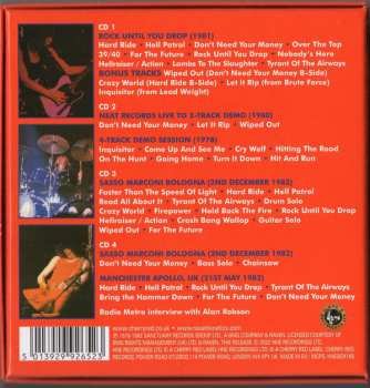 4CD/Zestaw pudełkowy Raven: Rock Until You Drop (The 4CD Over The Top Edition)