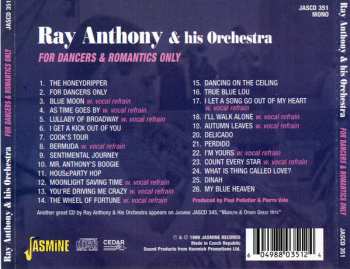 CD Ray Anthony & His Orchestra: For Dancers & Romantics Only