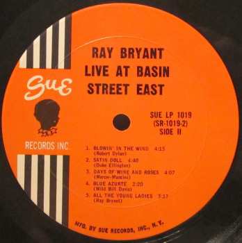 CD Ray Bryant: Live At Basin Street East