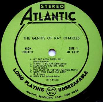 LP Ray Charles: Genius Of Ray Charles