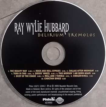 CD Ray Wylie Hubbard: Delirium Tremolos