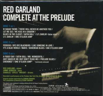 3CD/Zestaw pudełkowy Red Garland: Complete At The Prelude LTD