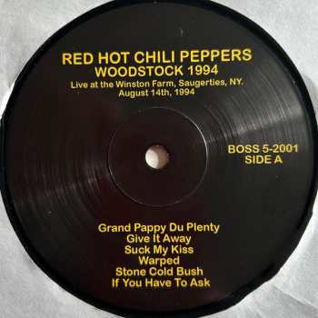 LP Red Hot Chili Peppers: Woodstock 1994 (Live At The Winston Farm, Saugerties, NY. August 14th, 1994 - US TV Broadcast) LTD