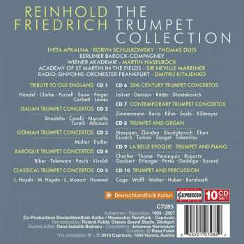 10CD/Zestaw pudełkowy Reinhold Friedrich: The Trumpet Collection