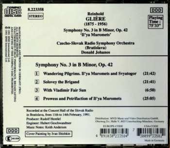 CD Slovak Radio Symphony Orchestra: Symphony No. 3 In B Minor, Op. 42, "Il'ya Muromets"