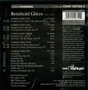 5CD/Zestaw pudełkowy BBC Philharmonic: The Glière Orchestral Collection
