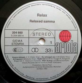 LP Relax: Relaxed Samma (Sind Wir) 