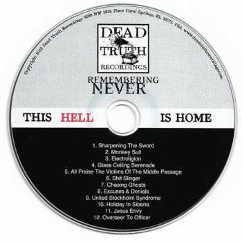 CD Remembering Never: This Hell Is Home DIGI