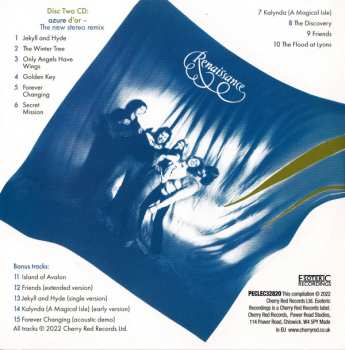 2CD/Zestaw pudełkowy/Blu-ray Renaissance: Azure D'or