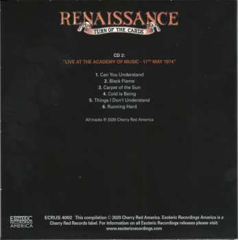 3CD/DVD/Zestaw pudełkowy Renaissance: Turn Of The Cards DLX