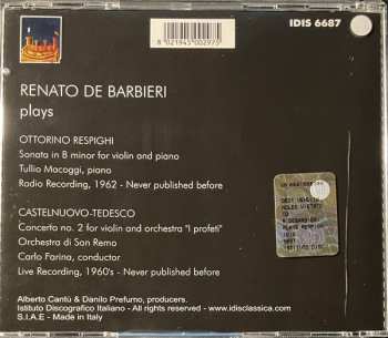 CD Ottorino Respighi: Sonata In B Minor / Concerto No.2 "I Profeti"