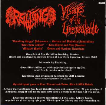 CD Revolting: Visages Of The Unspeakable