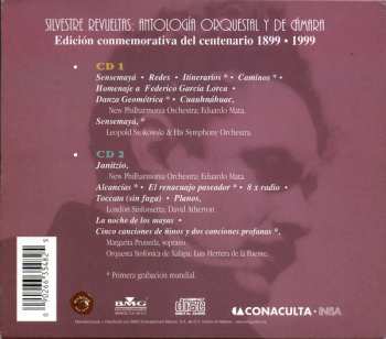 2CD Silvestre Revueltas: Antología Orquestal y de cámara - Edición conmemorativa del centenario 1899 • 1999