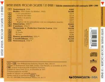 2CD Silvestre Revueltas: Antología Orquestal y de cámara - Edición conmemorativa del centenario 1899 • 1999