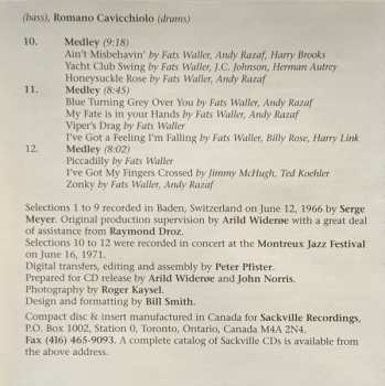 CD Rex Stewart: Baden 1966 And Montreux 1971