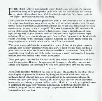 CD Jules Massenet: Piano Concerto In E Major / Piano Concerto In E Flat Major