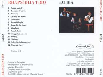 CD Rhapsodija Trio: Iatria