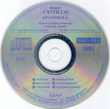 CD Antonio De Almeida: La Doncella Ixquic / Paál Kabá / Quiché Achi