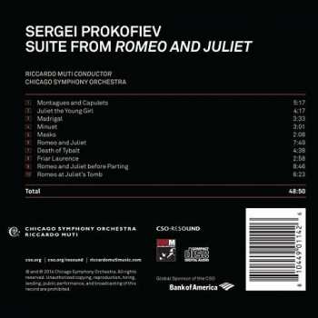 CD The Chicago Symphony Orchestra: Prokofiev: Suite From Romeo And Juliet